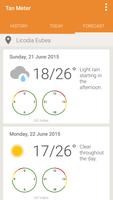 UV Index Forecast Tan Meter capture d'écran 1