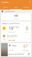 UV Index Forecast Tan Meter capture d'écran 2