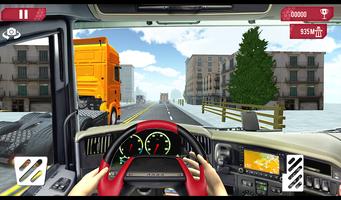 City Truck Racing Game Plakat