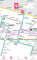 Mexico City Rail Map-poster