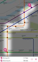 Osaka Rail Map syot layar 2