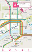 Frankfurt Rail Map Affiche