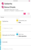 Lisbon Rail Map capture d'écran 3