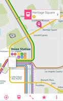 Los Angeles Rail Map penulis hantaran