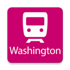 Washington Rail Map ikon