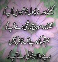 Urdu Heart Touching Poetry Affiche