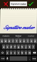 Signature Maker capture d'écran 3