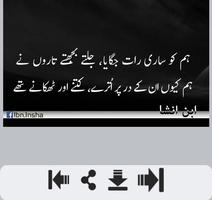 Ibn e Insha Shayari 截图 1