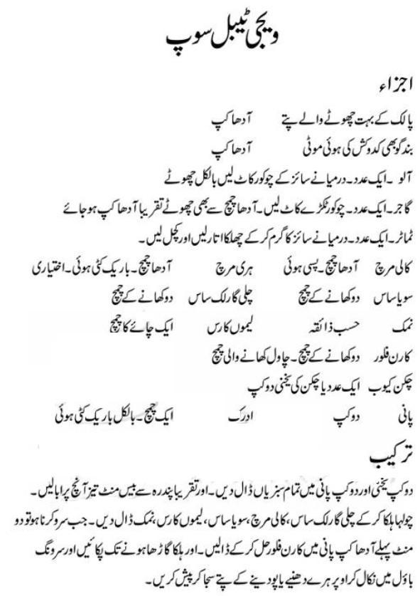 Soup Recipes In Urdu For Android Apk Download