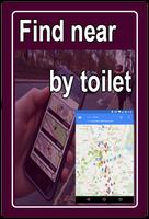 Toilet Finder app Affiche