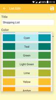 Shopping List with Widget capture d'écran 3