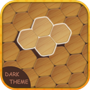 APK Wooden Hexagon: Dark Theme