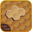 Wooden Hexagon: Dark Theme APK