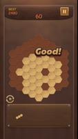 Wooden Hexagon: Dark Theme capture d'écran 2