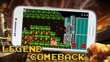 Classic Contra Soldier - 2 Games Contra الملصق