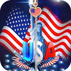 US Flag Screen Lock icon