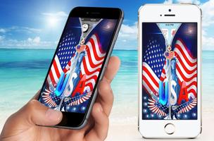 US Flag Screen Lock ภาพหน้าจอ 3