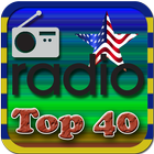 US Top 40 FM Radio Station Online 图标