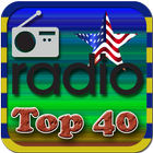 US Top 40 FM Radio Station Online ikona