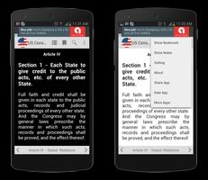 برنامه‌نما US Constitution App عکس از صفحه