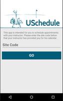 USchedule Student Booking Affiche