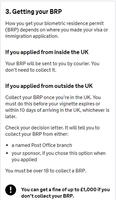 UK Biometric residence permits (BRPs) capture d'écran 2