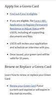USA Green Card Apply captura de pantalla 2