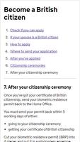 British Citizenship Apply capture d'écran 1