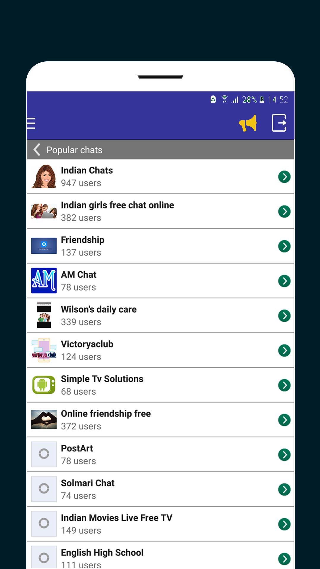 Live mobile chat room Live mobile chat room