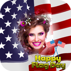 USA Flag Day Photo Frames HD иконка