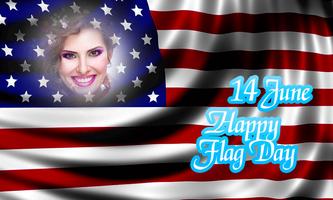 USA Flag Day Photo Frames HD постер