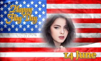 برنامه‌نما USA Flag Day Photo Frames HD عکس از صفحه