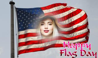 USA Flag Day Photo Frames HD скриншот 3