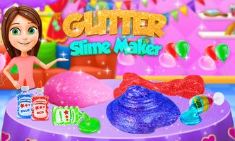 Glowing Glitter Slime Maker: Crazy Toy Game Affiche