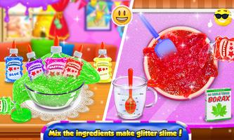 Glowing Glitter Slime Maker: Crazy Toy Game capture d'écran 1