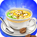 Glowing Glitter Coffee Shop: Trendy Kids Sparkle APK