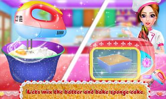 Princess Wedding Doll Bed Cake Maker: Cooking Game capture d'écran 2
