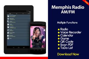 Memphis Radio Stations USA Radio Station for Free Affiche