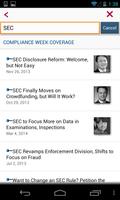 Compliance Week تصوير الشاشة 3