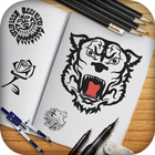 Learn to Draw Tribal Tattoo - Draw Tribal Tattoo ikona