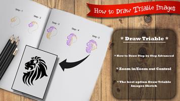 Learn to Draw Tribal Tattoo - Draw Tribal Tattoo ภาพหน้าจอ 1