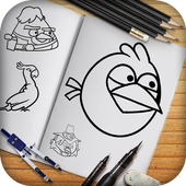 Icona Learn To Draw Angry Birds