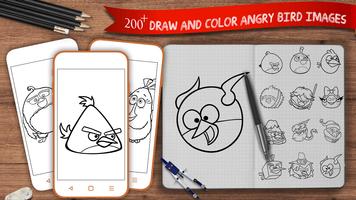 Learn To Draw Angry Birds Affiche