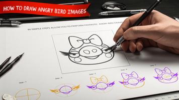 برنامه‌نما Learn To Draw Angry Birds عکس از صفحه