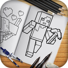 Learn to draw Minecraft  Unofficial icône