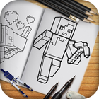 Learn to draw Minecraft  Unofficial آئیکن