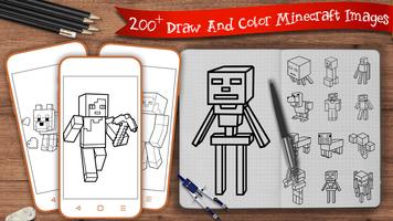 Learn to draw Minecraft  Unofficial Affiche