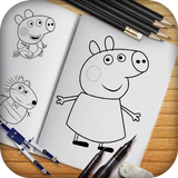 Learn to Draw Peppa & Pig иконка