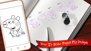 Learn to Draw Peppa & Pig capture d'écran 3