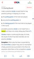 2 Schermata 2018 Rules of Golf